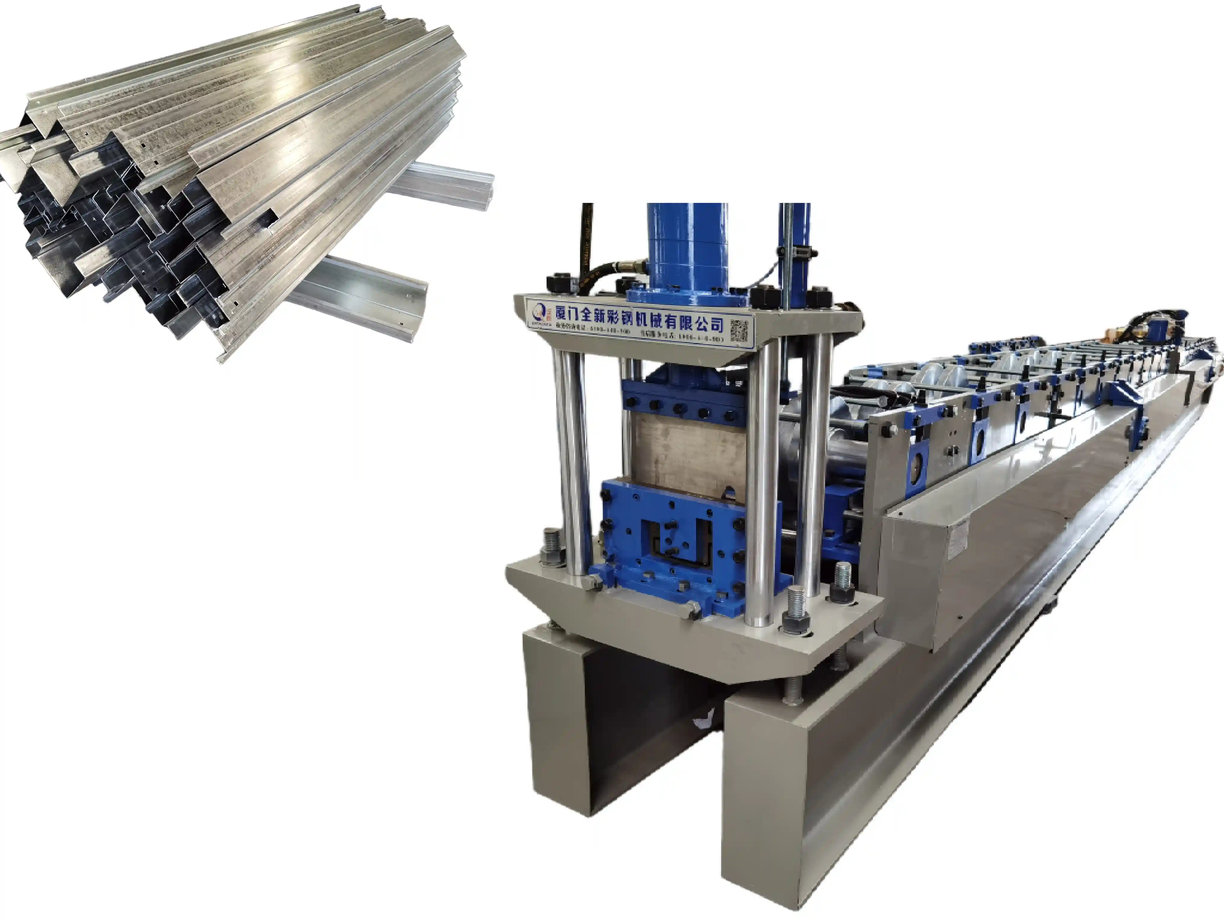 Машина для формування сталевого каркасу контейнерного будинку